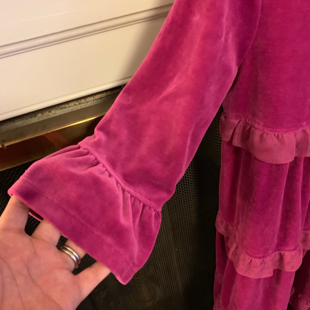 🎄Beautiful Hanna Andersson purple dress, 130 (7-10) - Picture 3 of 6